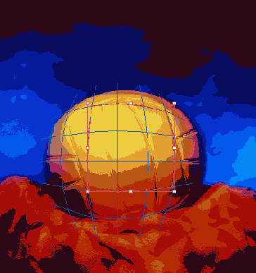 Выделите инструмент «Перо» на панели инструментов